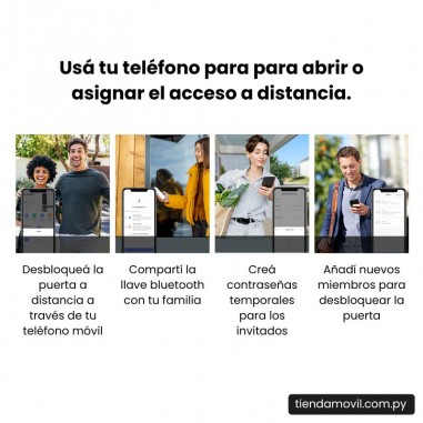 Cerradura Inteligente EZVIZ DL05 con Pasador – WiFi & Bluetooth