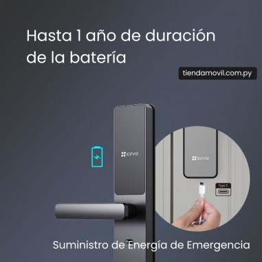 Cerradura Inteligente EZVIZ DL05 con Pasador – WiFi & Bluetooth