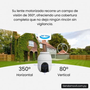 Cámara de Seguridad EZVIZ C8C Panorámica para Exterior – Full HD 2MP