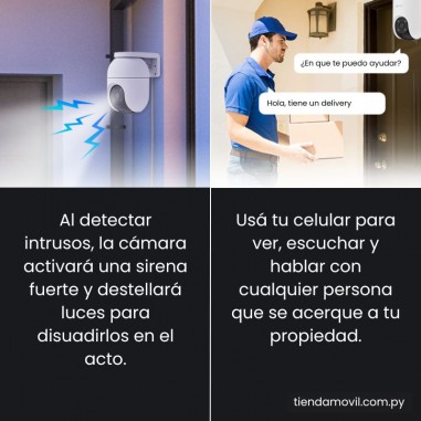 Cámara de Seguridad EZVIZ C8C Panorámica para Exterior – Full HD 2MP