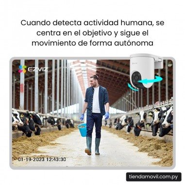 Cámara de Seguridad EZVIZ H8C 4G Exterior – 3MP – Movimiento Pan & Tilt