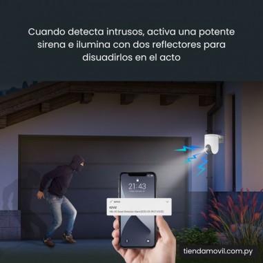 Cámara de Seguridad EZVIZ H8C 4G Exterior – 3MP – Movimiento Pan & Tilt