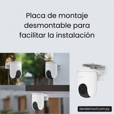 Cámara de Seguridad EZVIZ H8C 4G Exterior – 3MP – Movimiento Pan & Tilt
