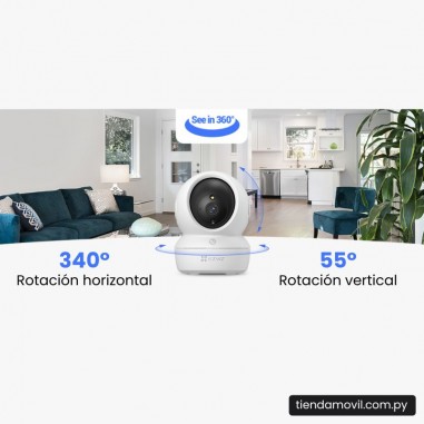Cámara de Seguridad EZVIZ H6C WiFi Inteligente – Full HD 2MP