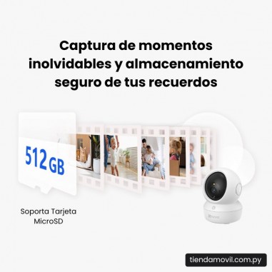 Cámara de Seguridad EZVIZ H6C WiFi Inteligente – Full HD 2MP