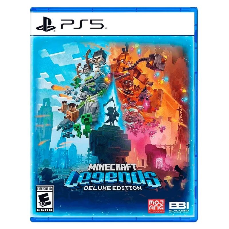 Juego PS5 – Minecraft Legends: Deluxe Edition – Estrategia y Aventuras en el Mundo de...