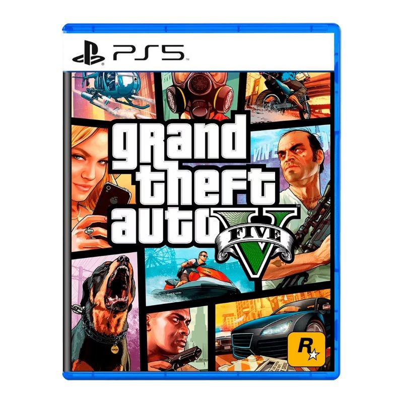 Juego PS5 – Grand Theft Auto V – Crimen, Libertad y Caos en Los Santos