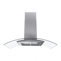 Campana Extractor y Purificador Cadence Inspire de Cristal Curvo 90CM 2