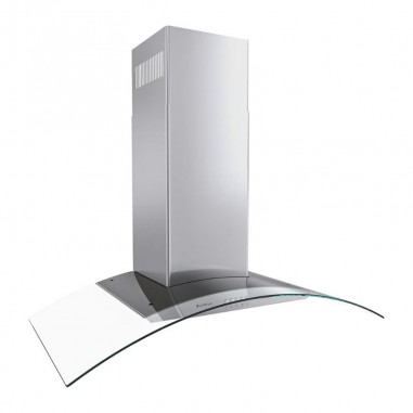Campana Extractor y Purificador Cadence Inspire de Cristal Curvo 90CM