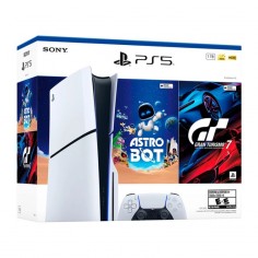 Consola Sony PlayStation 5 Slim 1TB con Lector de Disco – Bundle Astro Bot + Gran Turismo 7