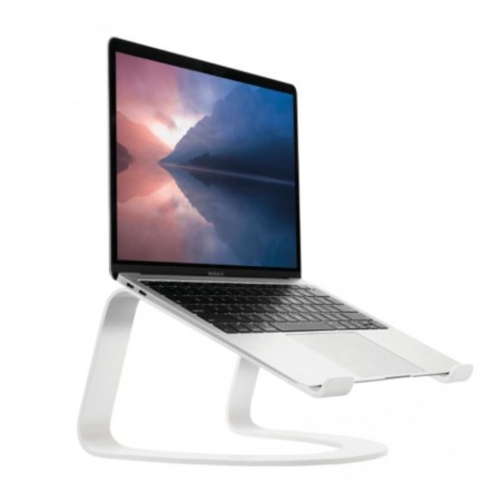 Soporte De Metal Curvo Para Macbook Black. El Mejor precio del País.