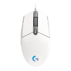 Mouse Gamer Logitech G203 RGB - Blanco. Tienda oficial en Paraguay