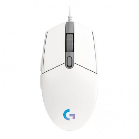 Mouse Gamer Logitech G203 RGB - Blanco. Tienda oficial en Paraguay