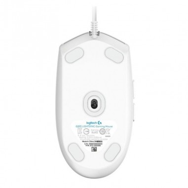 Mouse Gamer Logitech G203 RGB - Blanco. Tienda oficial en Paraguay