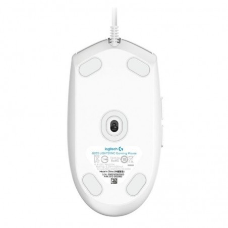 Mouse Gamer Logitech G203 RGB - Blanco. Tienda oficial en Paraguay