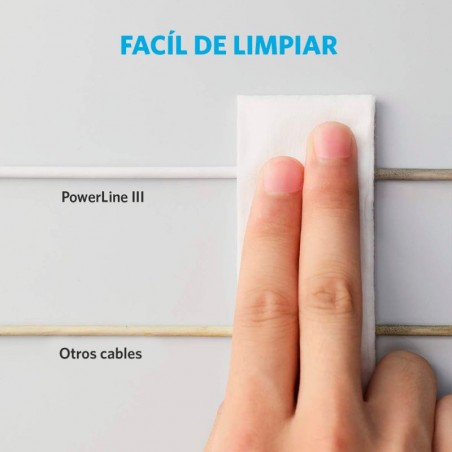 Cable Anker USB-C a USB-C 2.0 60W 1.8M Blanco