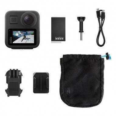 Cámara de Acción GoPro Max 360 – Video 5.6K, Estabilización Total y Captura 360°