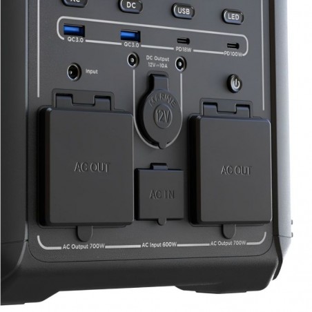 Generador Forza FPP-T702 – 700W, Portátil y Potente para Exteriores