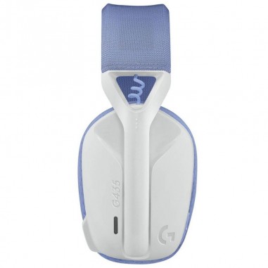 Auricular Gamer Logitech G435 Lightspeed Wireless – Ultraligero, Sonido Inmersivo – Blanco