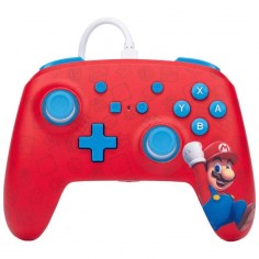 Control Inalámbrico Nintendo Switch PowerA – Edición Wahoo Mario Rojo