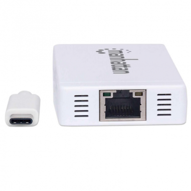 Hub USB Manhattan 3.0 + Red LAN – 3 Puertos