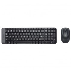 Kit Teclado + Mouse Logitech MK220 – Wireless – Negro