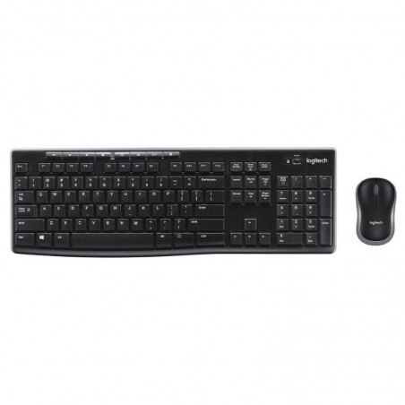 Kit Teclado + Mouse Logitech MK270 – Wireless – Negro