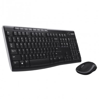 Kit Teclado + Mouse Logitech MK270 – Wireless – Negro