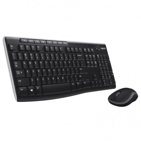 Kit Teclado + Mouse Logitech MK270 – Wireless – Negro