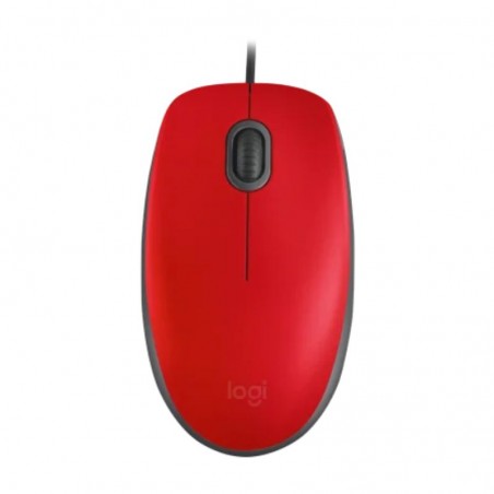 Mouse Logitech M110 Silent – Red – Antirruido