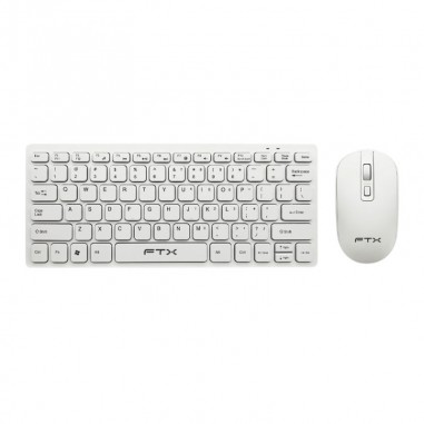 Teclado + Mouse FTXGK03 – Wireless – Blanco