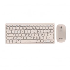 Teclado + Mouse FTXGK03 – Wireless – Dorado