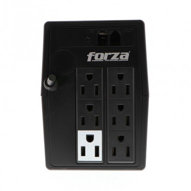 UPS Forza 750VA / 375W – 6 Tomas – Respaldo Eléctrico