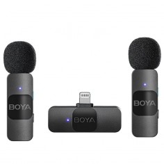 Micrófono Boya Wireless Ligthtning (2TX+1RX)