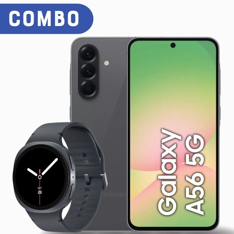 Combo Samsung Galaxy Watch 8 40MM + Celular Samsung Galaxy A56 5G 8+256GB