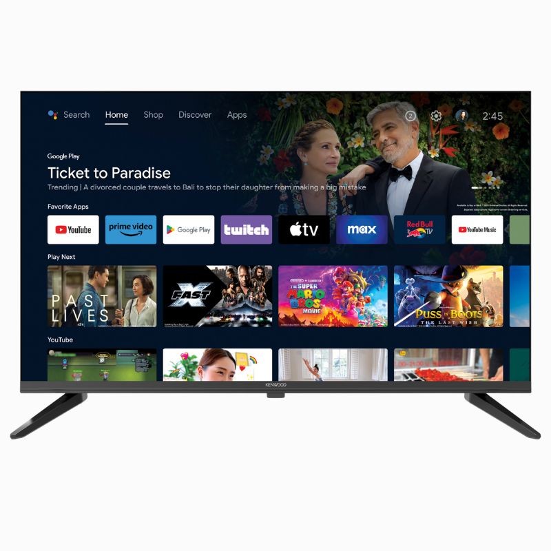 Tv Led Kenwood 32" Android HD Smart Frameless