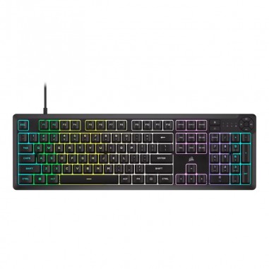 Teclado Gamer Corsair K55 Core RGB USB - Negro