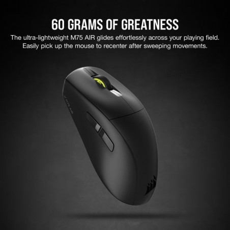 Mouse Gamer Corsair M75 Air Bluetooth - Negro