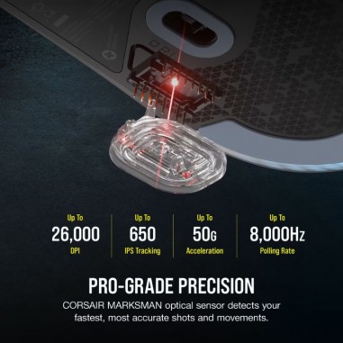 Mouse Gamer Corsair M75 RGB USB - Negro