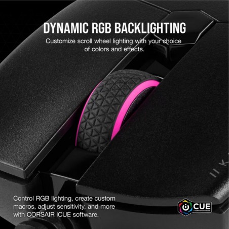 Mouse Gamer Corsair Katar Pro RGB USB - Negro
