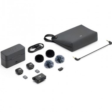 Microfono DJI Mic Mini (2 TX + 1 RX + Charging Case)