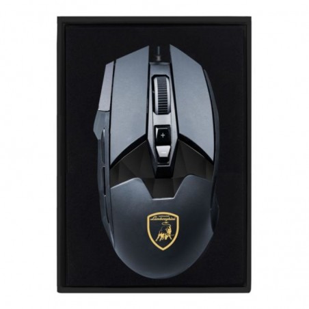 Mouse Gamer Lamborghini Veneno RGB - Negro