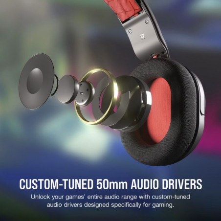 Auricular Gamer Corsair HS35 V2 Stereo - Carbon