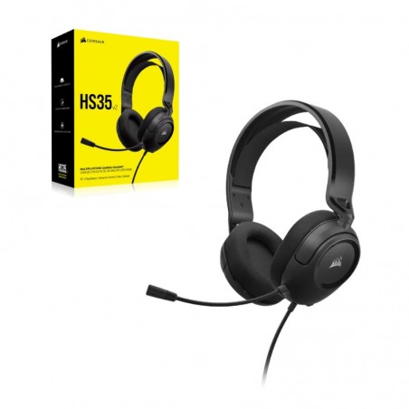 Auricular Gamer Corsair HS35 V2 Stereo - Carbon