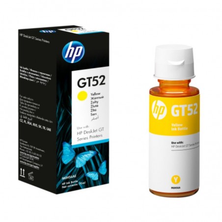 Botella De Tinta HP GT52 Yellow