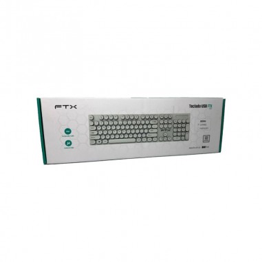 Teclado FTX FTXK22 USB - Blanco