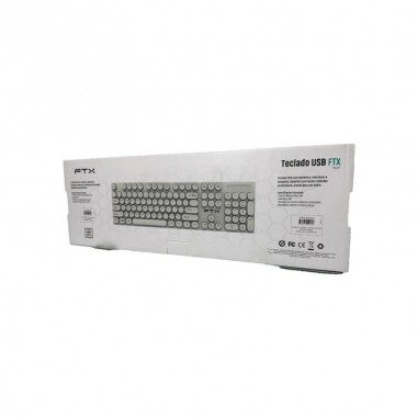 Teclado FTX FTXK22 USB - Blanco