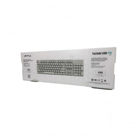 Teclado FTX FTXK22 USB - Blanco