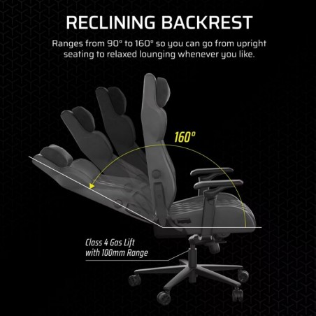 Silla Gamer Corsair TC500 Luxe - Shadow