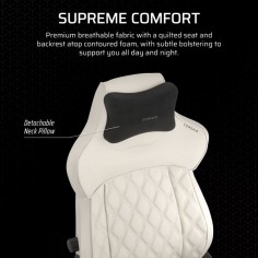Silla Gamer Corsair TC500 Luxe - Frost 2